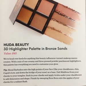 HUDA BEAUTY Makeup - Huda Beauty ~ 3D Highlighter Pallette HUDA BEAUTY Makeup - Huda Beauty ~ 3D Highlighter Pallette